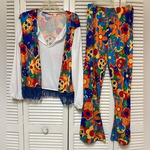 Men’s Hippie Costume - Size XL - VGUC